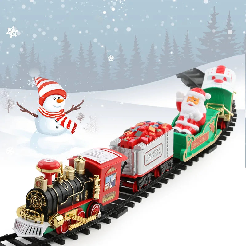 Christmas Tree Hanging Train Set Electric Train Toy