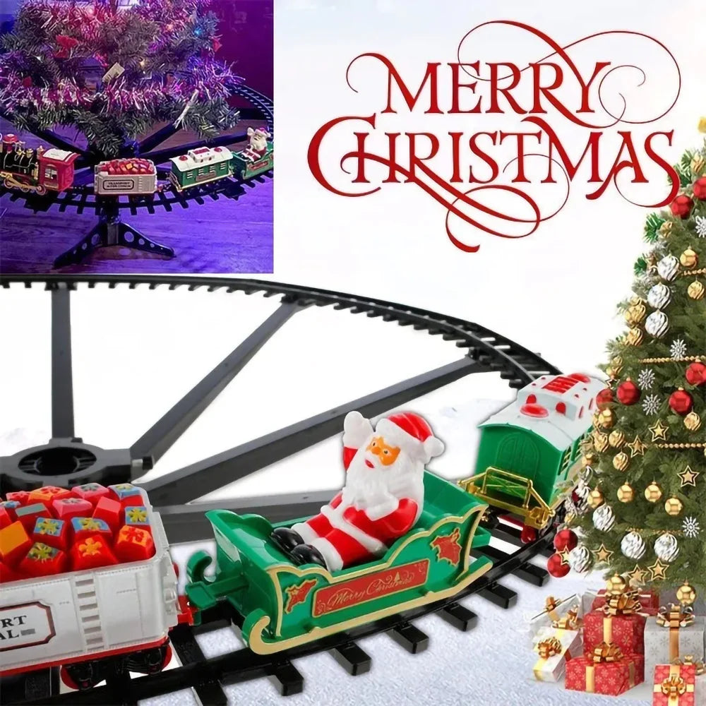 Christmas Tree Hanging Train Set Electric Train Toy