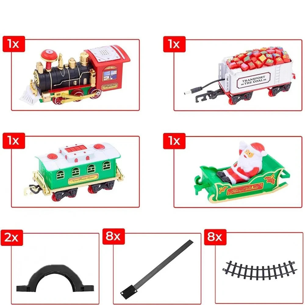 Christmas Tree Hanging Train Set Electric Train Toy