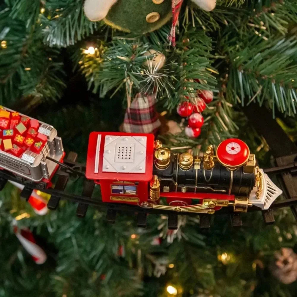 Christmas Tree Hanging Train Set Electric Train Toy